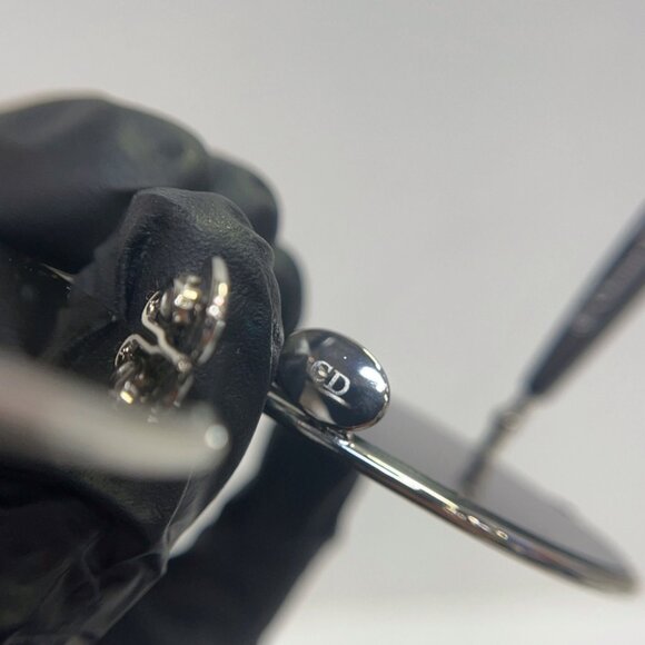 Christian Dior| Modern Silver Double-Bridge Aviator | Minimalist Sunglasses main image 4